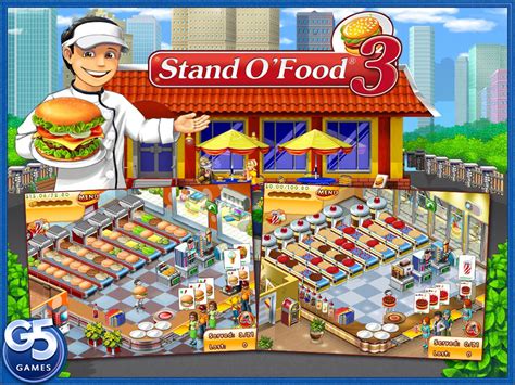 Stand O'Food is a time management 2D game for Mac computers. Earn money to purchase condiments and upgrade your equipment to serve tastier food even faster than before. Main features: - 2 gameplay modes: Quest and Lunch Rush. - More than 100 levels. - 80 sandwiches to create. - Close to 20 upgrades to purchase.